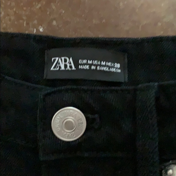 Zara black denim skirt! - Picture 2 of 2